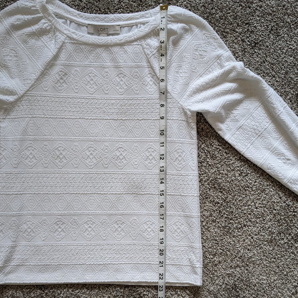 Loft Petites Patterned Blouse - Picture 9 of 10